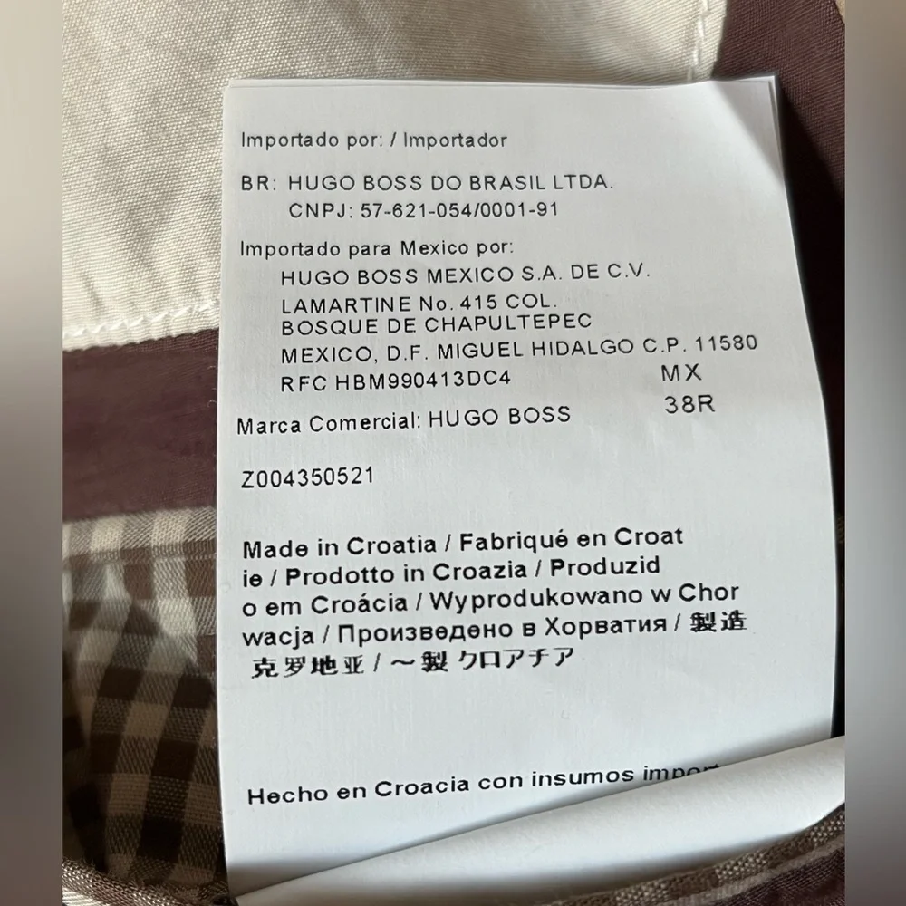 Hugo Boss Men’s Safari Field Jacket Coat tan 38R - Picture 11 of 12